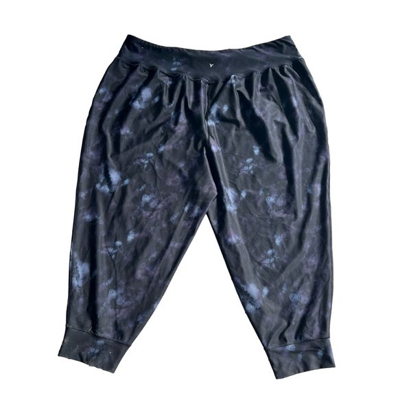 Old Navy Powersoft High Rise Jogger Pant Women 4X Tie Dye Workout Fitness Active - Picture 3 of 8
